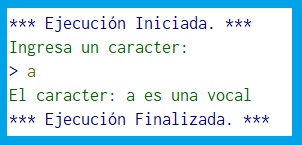 Algoritmo vocal o consonante en pseint