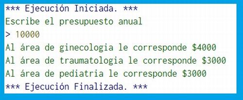 En un hospital existen tres áreas ginecología pediatría traumatología