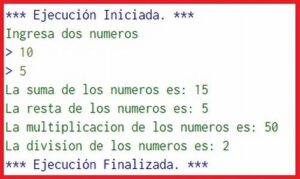 Funciones Suma Resta Multiplicación Y División En Pseint