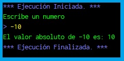 leer un número y escribir el valor absoluto del mismo pseint