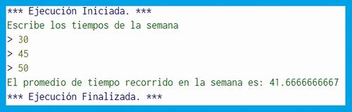 todos los lunes miercoles y viernes una persona corre la misma ruta pseint