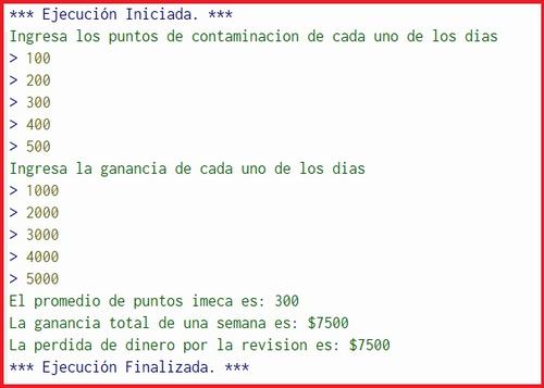 Una fabrica ha sido sometida a un programa de control